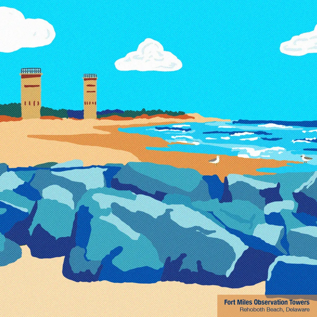 Fort Miles Observation Tower, Rehoboth Beach, Delaware